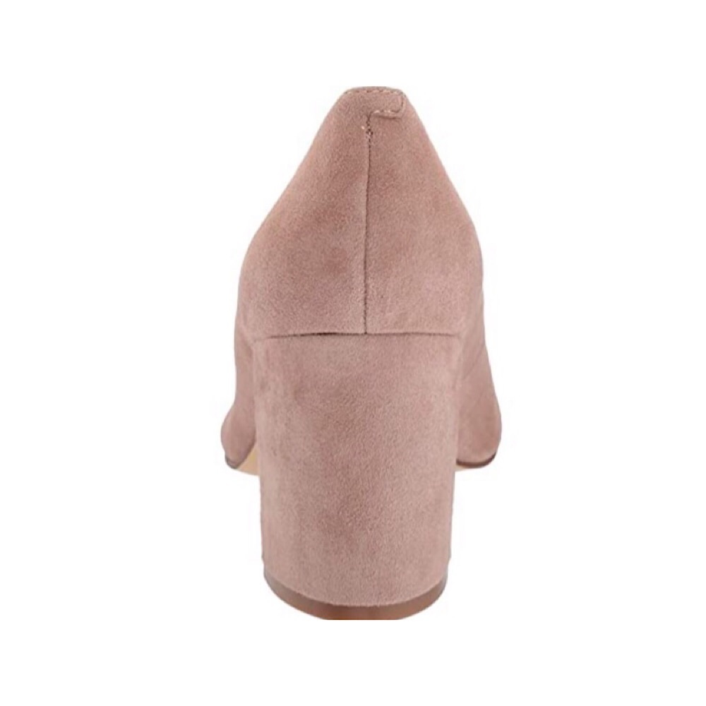 Marc Fisher Light Pink Suede Block Heel Pumps 8.5M - Picture 5 of 6